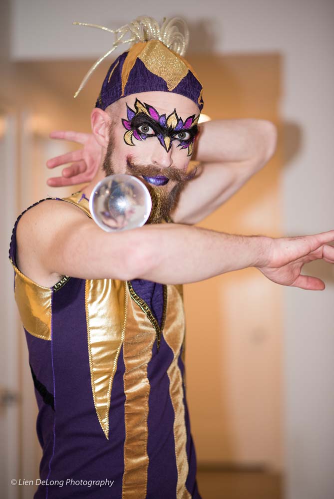 Crystal Ball Juggler - Photo by Lien DeLong Photography
