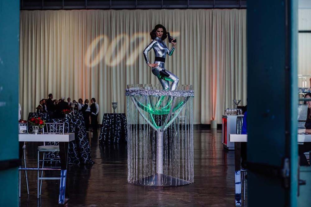 Giant Martini Glass - Photo by Vera Frances Photography